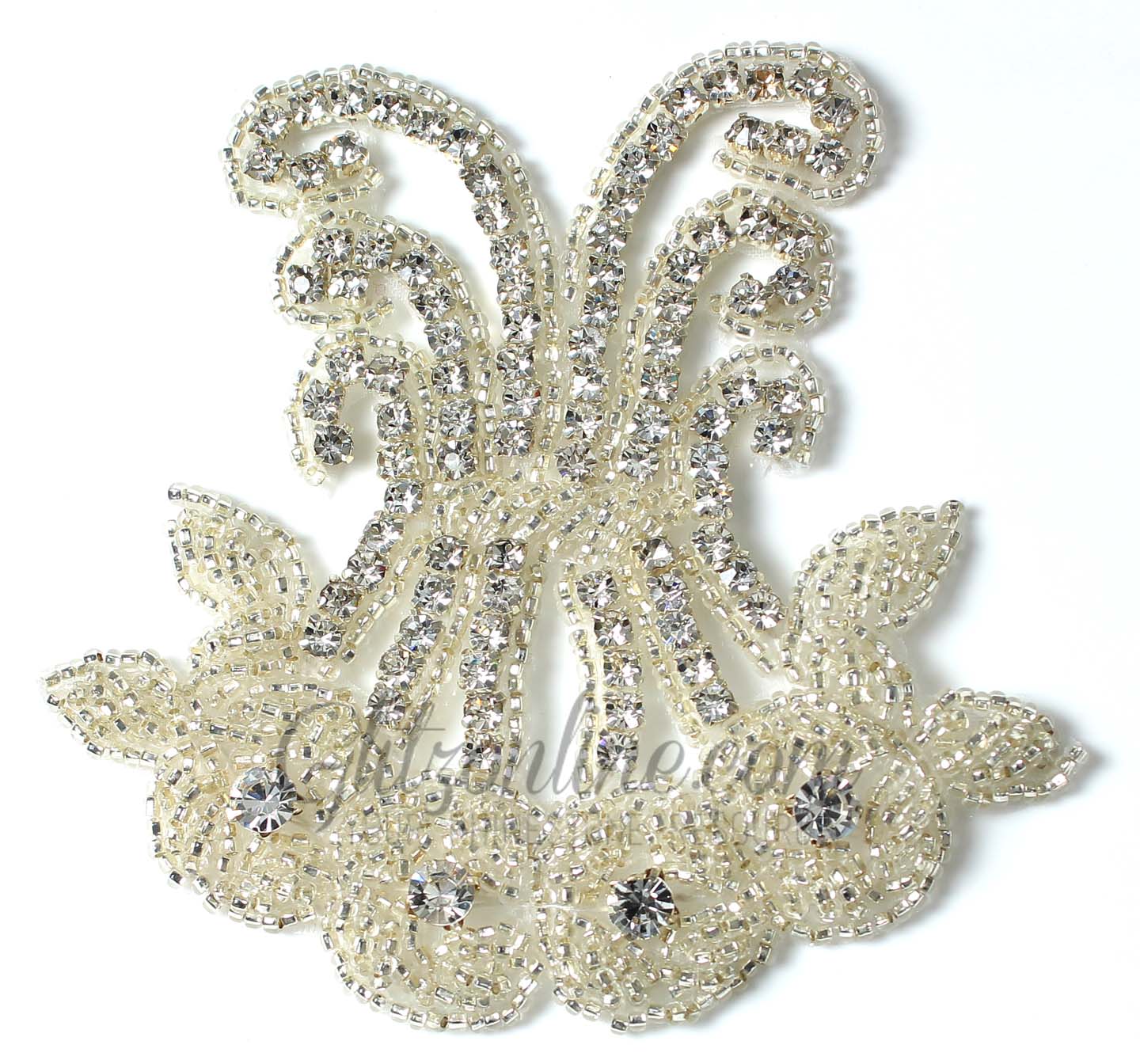 Austrian Crystal Sew Or Iron On Rhinestone Applique X Iron Or