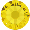 2012 Swarovski Crystal Citrine Yellow 20ss Hotfix Flatback Rhinestones 1 Dozen