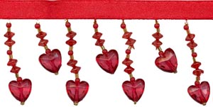 7518-Crystal Heart Fringe