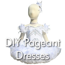 pageant dress rhinestones