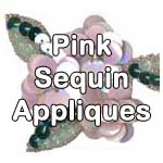 pink sequin appliques