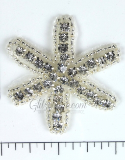1105 2" Swarovski Crystal Rhinestone Applique iron or sew on