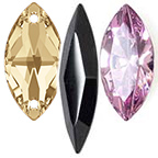 1028-Crystal or Gold Rhinestone Trim: Glitz and Glamour