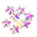 Crystal AB Star 5mm 10 Pieces Nail Art Rhinestones