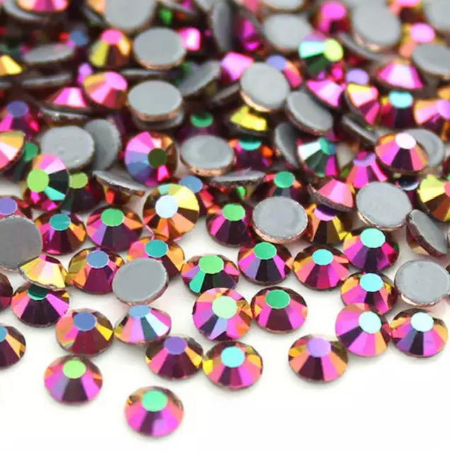 GlitzStone Hotfix Rainbow AB Metallic Coated Crystal Rhinestones: Glitz ...