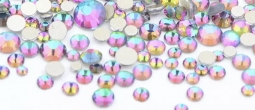 2058 Glitzstone Crystal Mixed Sizes Vetrial Medium Rainbow Rhinestones 1,400 Crystals